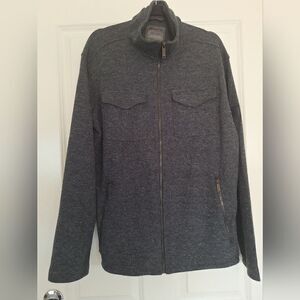 Regatta Gray vardigan swester‎ mock neck full zip long sleeve size L